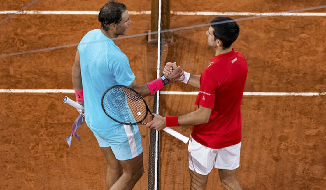 Djokovic and Nadal dominate the tennis chart for 3 consecutive seasons